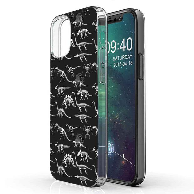 Dinosaur 3 Print Slim Cover For Apple iPhone  (16,15,14,13,12, SE, Pro, Max, Plus), Print in USA