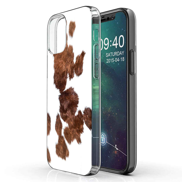 Cow Fur 1 Print Slim Cover For Apple iPhone  (16,15,14,13,12, SE, Pro, Max, Plus), Print in USA