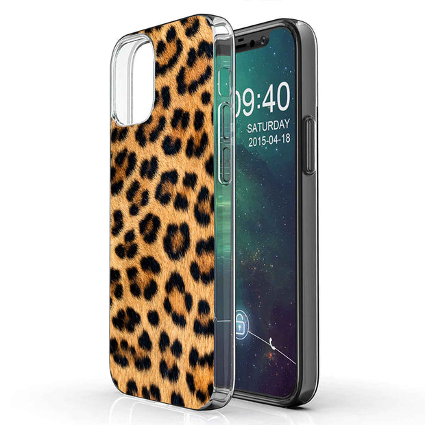 Leopard Fur 4 Print Slim Cover For Apple iPhone  (16,15,14,13,12, SE, Pro, Max, Plus), Print in USA