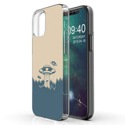 Alien Kidnap Print Slim Cover For Apple iPhone  (16,15,14,13,12, SE, Pro, Max, Plus), Print in USA