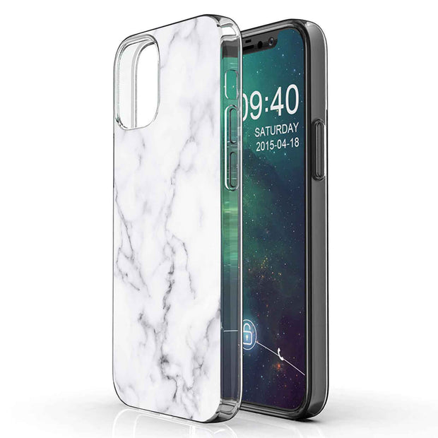 Black Marble 2 Print Slim Cover For Apple iPhone  (16,15,14,13,12, SE, Pro, Max, Plus), Print in USA