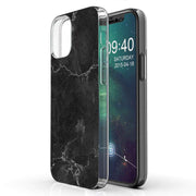 Black Marble 3 Print Slim Cover For Apple iPhone  (16,15,14,13,12, SE, Pro, Max, Plus), Print in USA