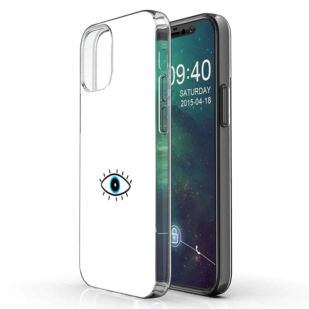 Evil Eye Print Slim Cover For Apple iPhone  (16,15,14,13,12, SE, Pro, Max, Plus), Print in USA