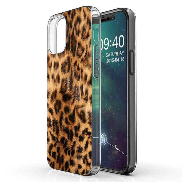 Leopard Skin Print Slim Cover For Apple iPhone  (16,15,14,13,12, SE, Pro, Max, Plus), Print in USA