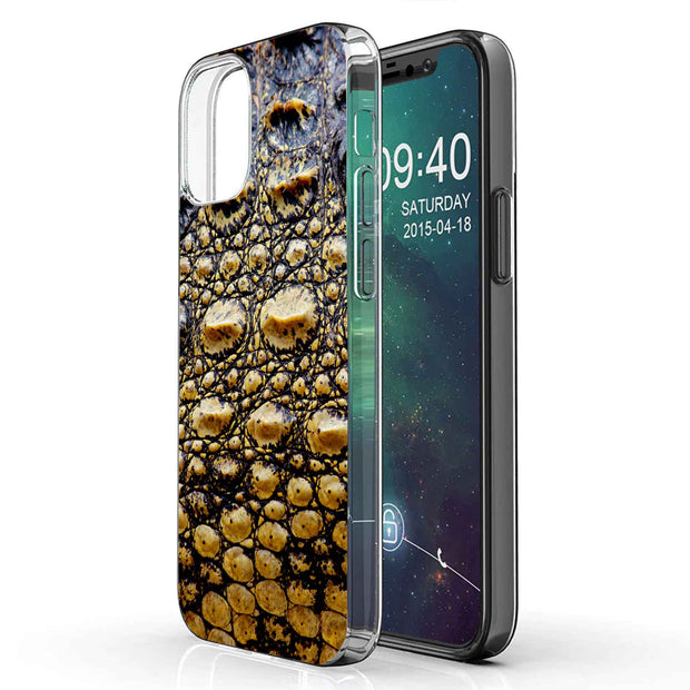Crocodile 03 Print Slim Cover For Apple iPhone  (16,15,14,13,12, SE, Pro, Max, Plus), Print in USA