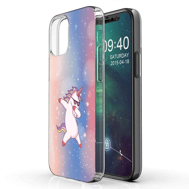 Unicorn Dab Print Slim Cover For Apple iPhone  (16,15,14,13,12, SE, Pro, Max, Plus), Print in USA