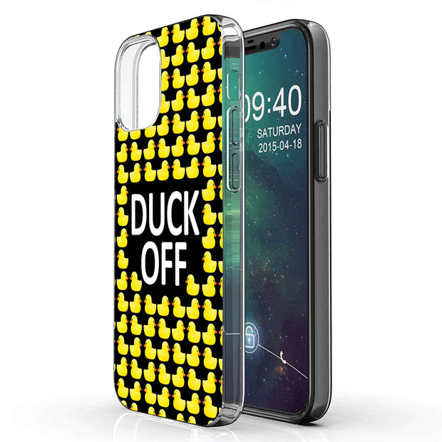 Duck OFF Print Slim Cover For Apple iPhone  (16,15,14,13,12, SE, Pro, Max, Plus), Print in USA