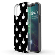 Edgy Finger Print Slim Cover For Apple iPhone  (16,15,14,13,12, SE, Pro, Max, Plus), Print in USA