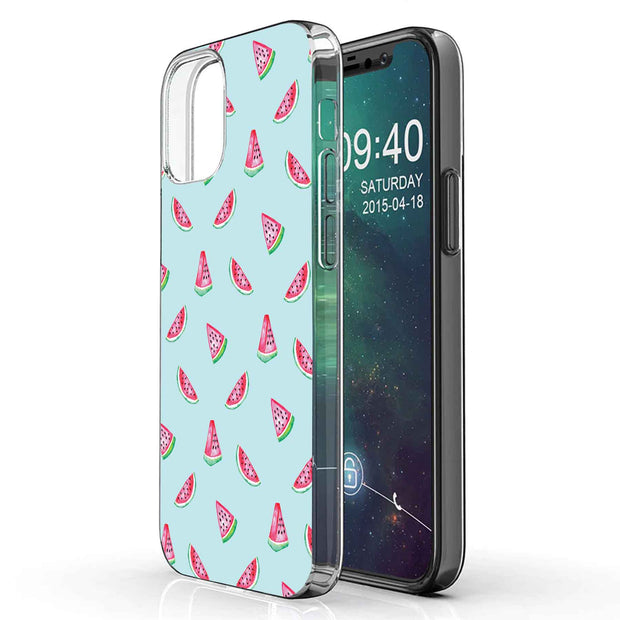 Watermelon 01 Print Slim Cover For Apple iPhone  (16,15,14,13,12, SE, Pro, Max, Plus), Print in USA