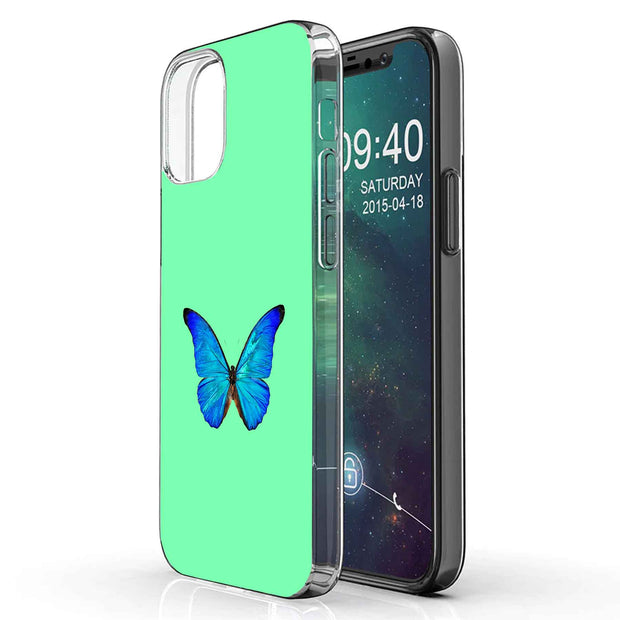 Butterfly Photo Print Slim Cover For Apple iPhone  (16,15,14,13,12, SE, Pro, Max, Plus), Print in USA