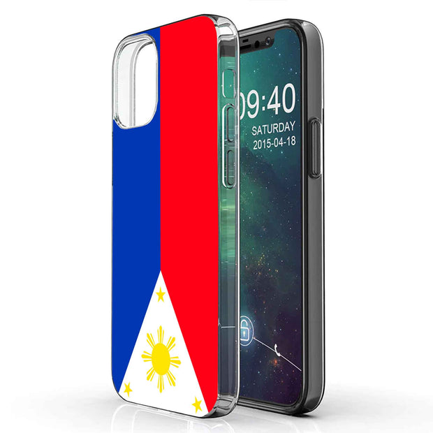 Philippines Print Slim Cover For Apple iPhone  (16,15,14,13,12, SE, Pro, Max, Plus), Print in USA