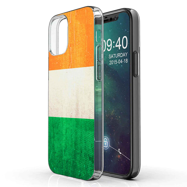Ireland Flag  Print Slim Cover For Apple iPhone  (16,15,14,13,12, SE, Pro, Max, Plus), Print in USA