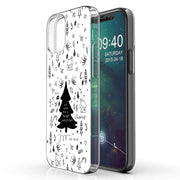 Wish You A Xmas Print Slim Cover For Apple iPhone  (16,15,14,13,12, SE, Pro, Max, Plus), Print in USA