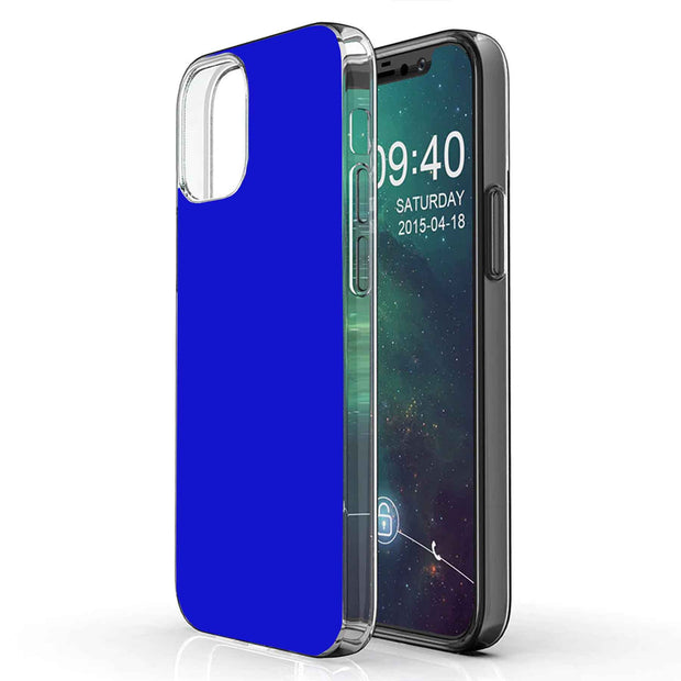Royal Blue Print Slim Cover For Apple iPhone  (16,15,14,13,12, SE, Pro, Max, Plus), Print in USA