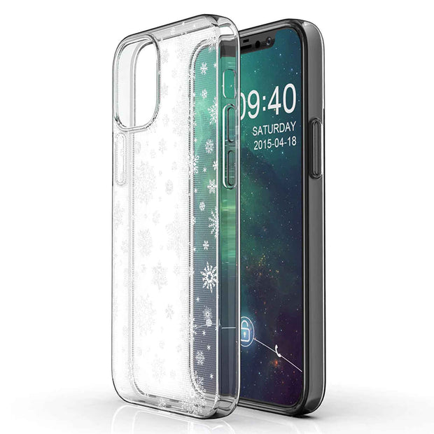 Snowflake 1 Print Slim Cover For Apple iPhone  (16,15,14,13,12, SE, Pro, Max, Plus), Print in USA