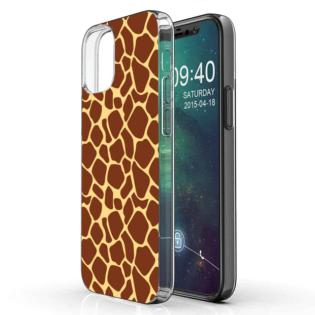Giraffe Spot Print Slim Cover For Apple iPhone  (16,15,14,13,12, SE, Pro, Max, Plus), Print in USA