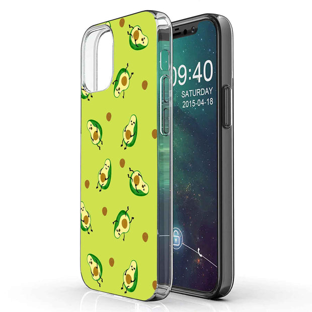 Avocado 2 Print Slim Cover For Apple iPhone  (16,15,14,13,12, SE, Pro, Max, Plus), Print in USA