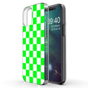 Bright Checker Print Slim Cover For Apple iPhone  (16,15,14,13,12, SE, Pro, Max, Plus), Print in USA