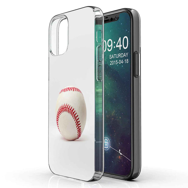 Baseball Sport Print Slim Cover For Apple iPhone  (16,15,14,13,12, SE, Pro, Max, Plus), Print in USA