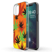 Color Marijuana Print Slim Cover For Apple iPhone  (16,15,14,13,12, SE, Pro, Max, Plus), Print in USA