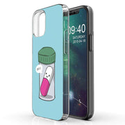 Pill Say Chill Print Slim Cover For Apple iPhone  (16,15,14,13,12, SE, Pro, Max, Plus), Print in USA