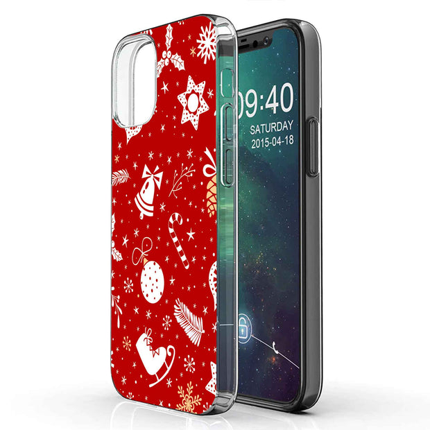 Christmas 2 Print Slim Cover For Apple iPhone  (16,15,14,13,12, SE, Pro, Max, Plus), Print in USA