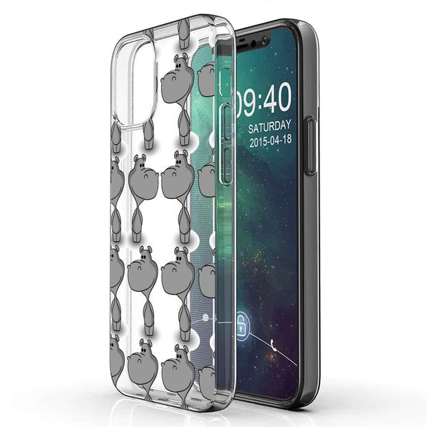Hippo One Print Slim Cover For Apple iPhone  (16,15,14,13,12, SE, Pro, Max, Plus), Print in USA