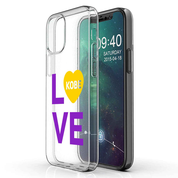 Love Kobe 3 Print Slim Cover For Apple iPhone  (16,15,14,13,12, SE, Pro, Max, Plus), Print in USA