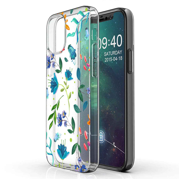 Flower 2 Print Slim Cover For Apple iPhone  (16,15,14,13,12, SE, Pro, Max, Plus), Print in USA