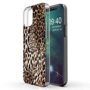 Leopard Pattern Print Slim Cover For Apple iPhone  (16,15,14,13,12, SE, Pro, Max, Plus), Print in USA