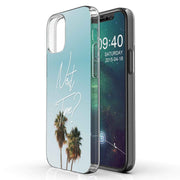 Palm Trees 1 Print Slim Cover For Apple iPhone  (16,15,14,13,12, SE, Pro, Max, Plus), Print in USA