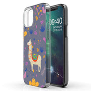 Cacti Llama Print Slim Cover For Apple iPhone  (16,15,14,13,12, SE, Pro, Max, Plus), Print in USA