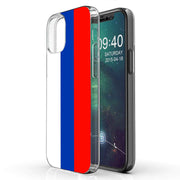 Flag Russia Print Slim Cover For Apple iPhone  (16,15,14,13,12, SE, Pro, Max, Plus), Print in USA