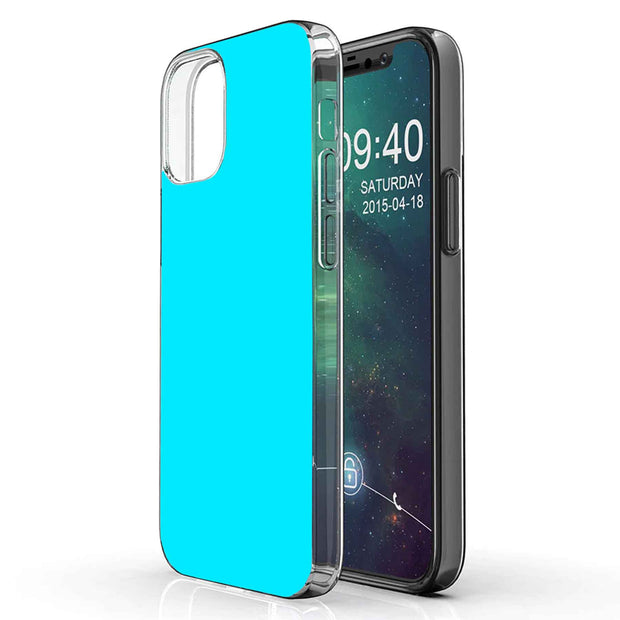 Sky Blue Print Slim Cover For Apple iPhone  (16,15,14,13,12, SE, Pro, Max, Plus), Print in USA