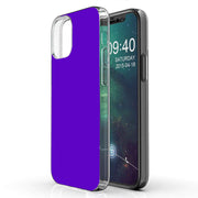 Blue Violet Print Slim Cover For Apple iPhone  (16,15,14,13,12, SE, Pro, Max, Plus), Print in USA