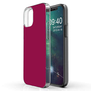Red Violet Print Slim Cover For Apple iPhone  (16,15,14,13,12, SE, Pro, Max, Plus), Print in USA