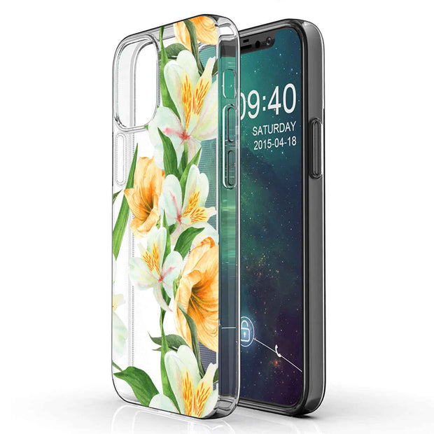 Flower 10 Print Slim Cover For Apple iPhone  (16,15,14,13,12, SE, Pro, Max, Plus), Print in USA