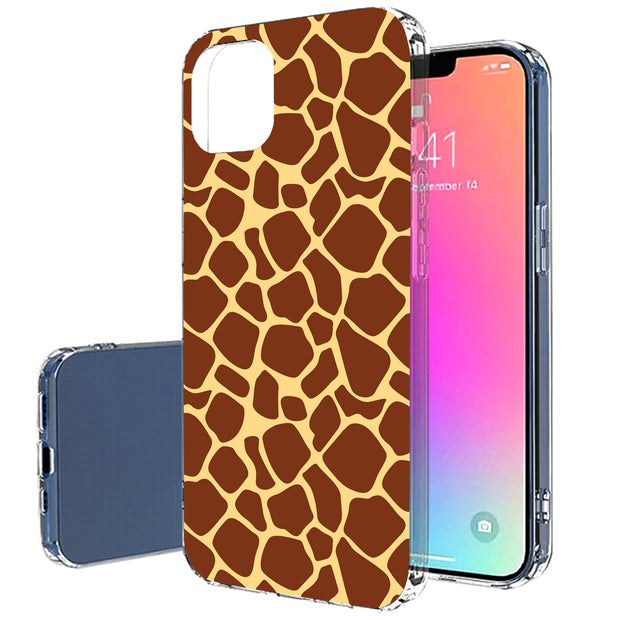 Giraffe Spot Print Slim Cover For Apple iPhone  (16,15,14,13,12, SE, Pro, Max, Plus), Print in USA