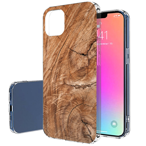 Wood 18 Print Slim Cover For Apple iPhone  (16,15,14,13,12, SE, Pro, Max, Plus), Print in USA