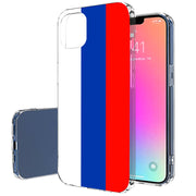 Flag Russia Print Slim Cover For Apple iPhone  (16,15,14,13,12, SE, Pro, Max, Plus), Print in USA