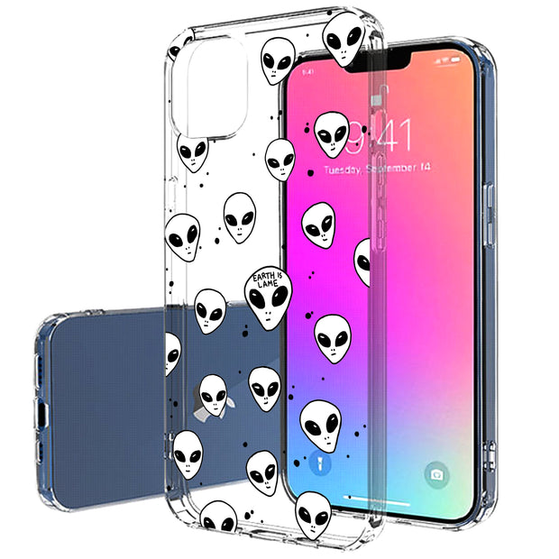 Earth is Lame Print Slim Cover For Apple iPhone  (16,15,14,13,12, SE, Pro, Max, Plus), Print in USA