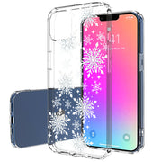 Snowflake 2 Print Slim Cover For Apple iPhone  (16,15,14,13,12, SE, Pro, Max, Plus), Print in USA