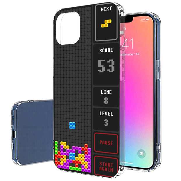 Retro Games 2 Print Slim Cover For Apple iPhone  (16,15,14,13,12, SE, Pro, Max, Plus), Print in USA