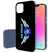 US Air Force 3 Print Slim Cover For Apple iPhone  (16,15,14,13,12, SE, Pro, Max, Plus), Print in USA