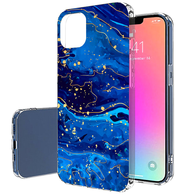 Opal Marble 2 Print Slim Cover For Apple iPhone  (16,15,14,13,12, SE, Pro, Max, Plus), Print in USA