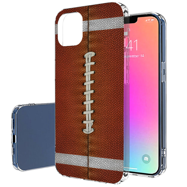 Football 1 Print Slim Cover For Apple iPhone  (16,15,14,13,12, SE, Pro, Max, Plus), Print in USA