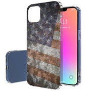 American Flag 2 Print Slim Cover For Apple iPhone  (16,15,14,13,12, SE, Pro, Max, Plus), Print in USA