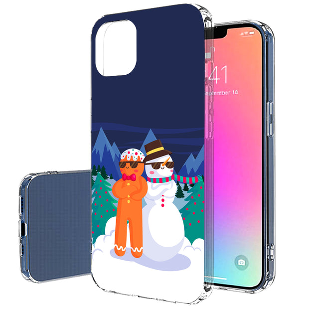 Cool Snowman Print Slim Cover For Apple iPhone  (16,15,14,13,12, SE, Pro, Max, Plus), Print in USA