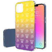 Basketball Print Slim Cover For Apple iPhone  (16,15,14,13,12, SE, Pro, Max, Plus), Print in USA