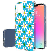 Daisy Pattern Print Slim Cover For Apple iPhone  (16,15,14,13,12, SE, Pro, Max, Plus), Print in USA